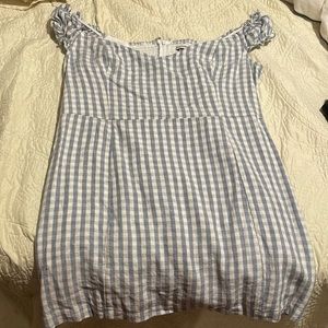 Off the shoulder mini dress